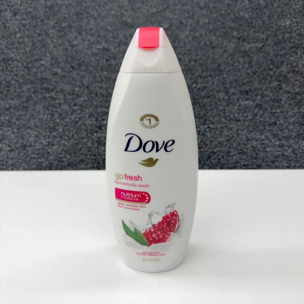 Dove Go Fresh Revive Body Wash Pomegranate & Lemon Verbena 22 oz NutriumMoisture